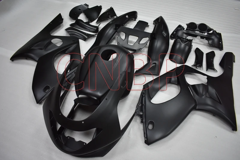 Обтекатели YZF 600R 1997 2007 матовый черный полный комплект для YAMAHA YZF600R 04 05 обтекатель