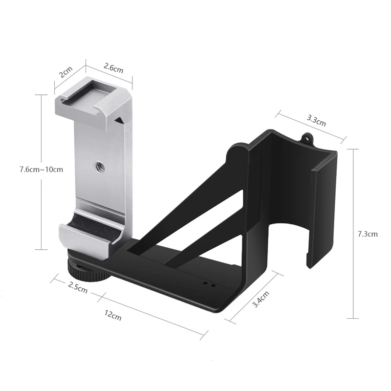 Переносной мобильный телефон зажим держатель поддержка штатив кронштейн для Osmo Карманный фиксированный держатель с холодным башмаком 1/4 дюйма Винт