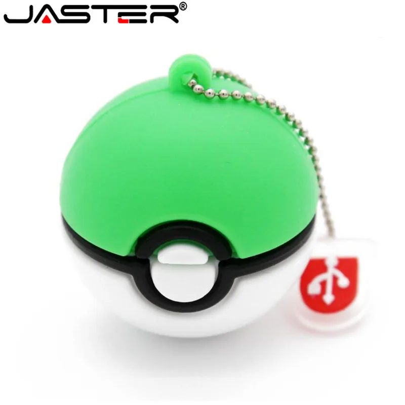 JASTER Pokemon usb флэш-накопитель Карманный Монстр покебол Пикачу Флешка 4 ГБ 8 ГБ 16 ГБ 32 ГБ 64 ГБ u диск карта памяти модный подарок