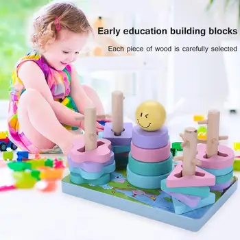 

Multifunction Educational Building Blocks Kids Early Learning Puzzle Toys