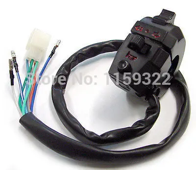 

Dual Sport Motorcycle Left Switch Light Turn Signal Horn for Kawasaki Suzuki Honda Yamaha Grizzly YFZ Rincon Rancher