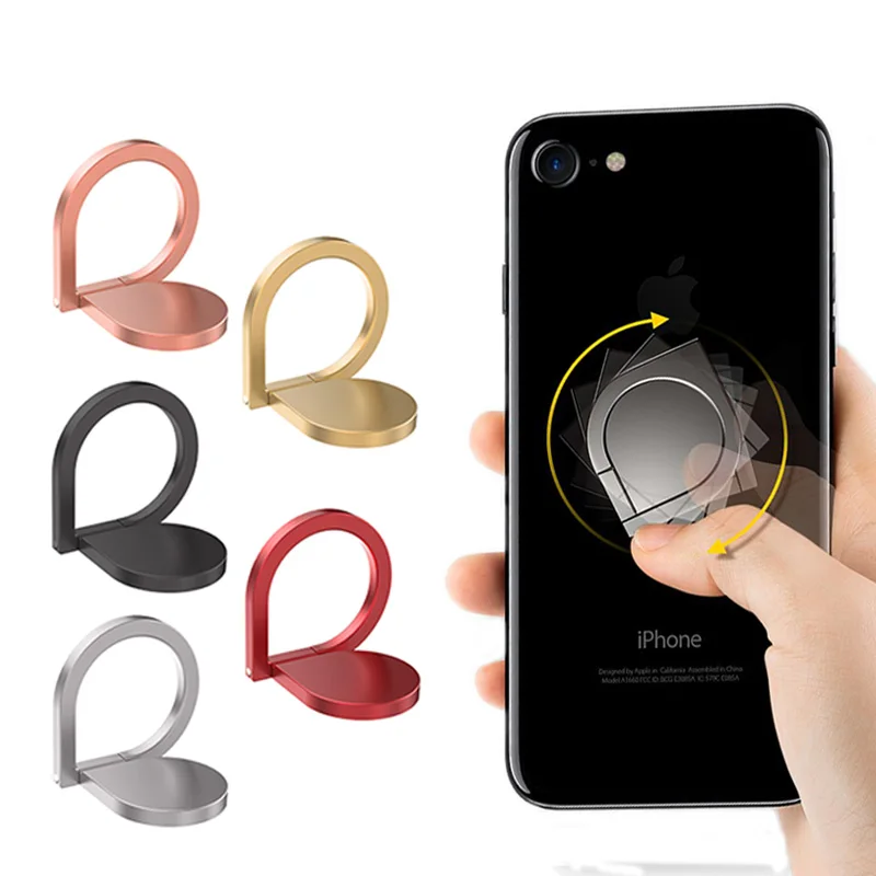 Thin 360 Degree Rotate Holder Finger Ring Mobile Phone Stand Holder For iPhone X 7 plus/Samsung/Xiaomi All Smart Phone Holder 8