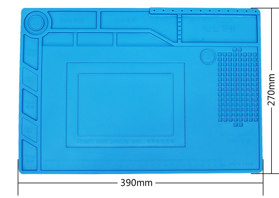 1 шт. термостойкий паяльный коврик Магнитный ПЭТ для паяльной станции паяльник Тепловая пушка ремонт платформы стол