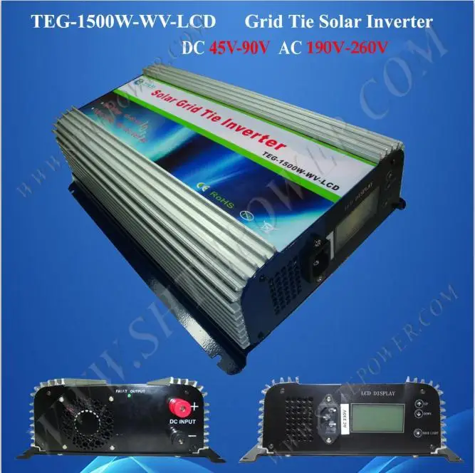 

solar inverter 1500w grid tie inverter pure sine wave inverter