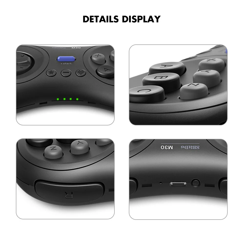 Беспроводной геймпад 8bitdo M30 Bluetooth/2 4G контроллер для Windows Android ПК MAC Steam|Геймпады| |