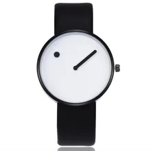 Кварцевые наручные часы Reloj Mujer простые уникальные женские часы с кожаным ремешком роскошные часы для влюбленных наручные часы Relogio Masculino