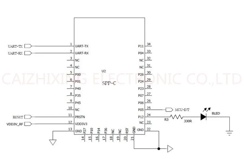 10 шт. SPP-C Bluetooth серийный проходной модуль беспроводное последовательное устройство связи от машины беспроводной SPPC заменить HC-05 HC-06