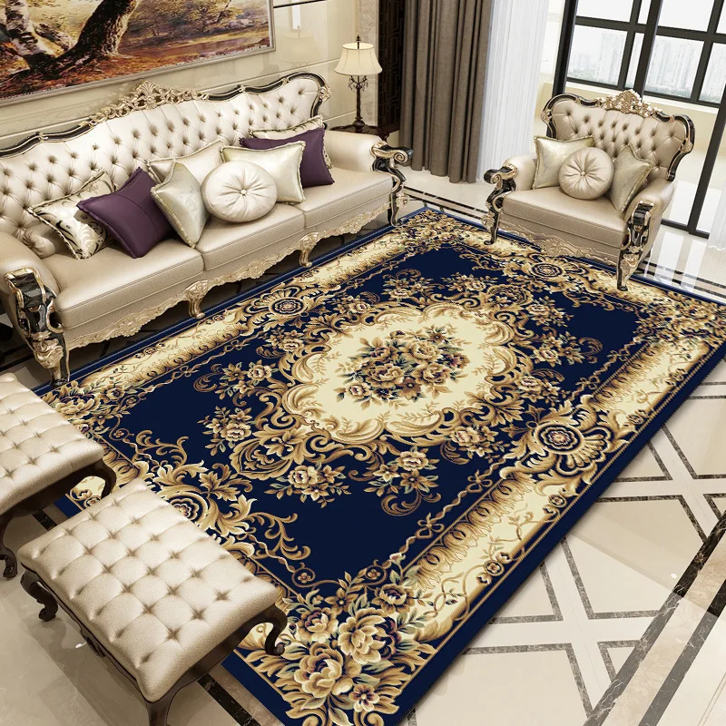 

European Court Style Printed Carpet Mats Big Size High Quality Home Mat Modern Living Room Carpet Thicken Parlor Rugs Art Decor