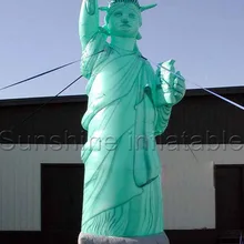 Настраиваемая надувная скульптура, надувная Статуя Свободы с воздуходувкой