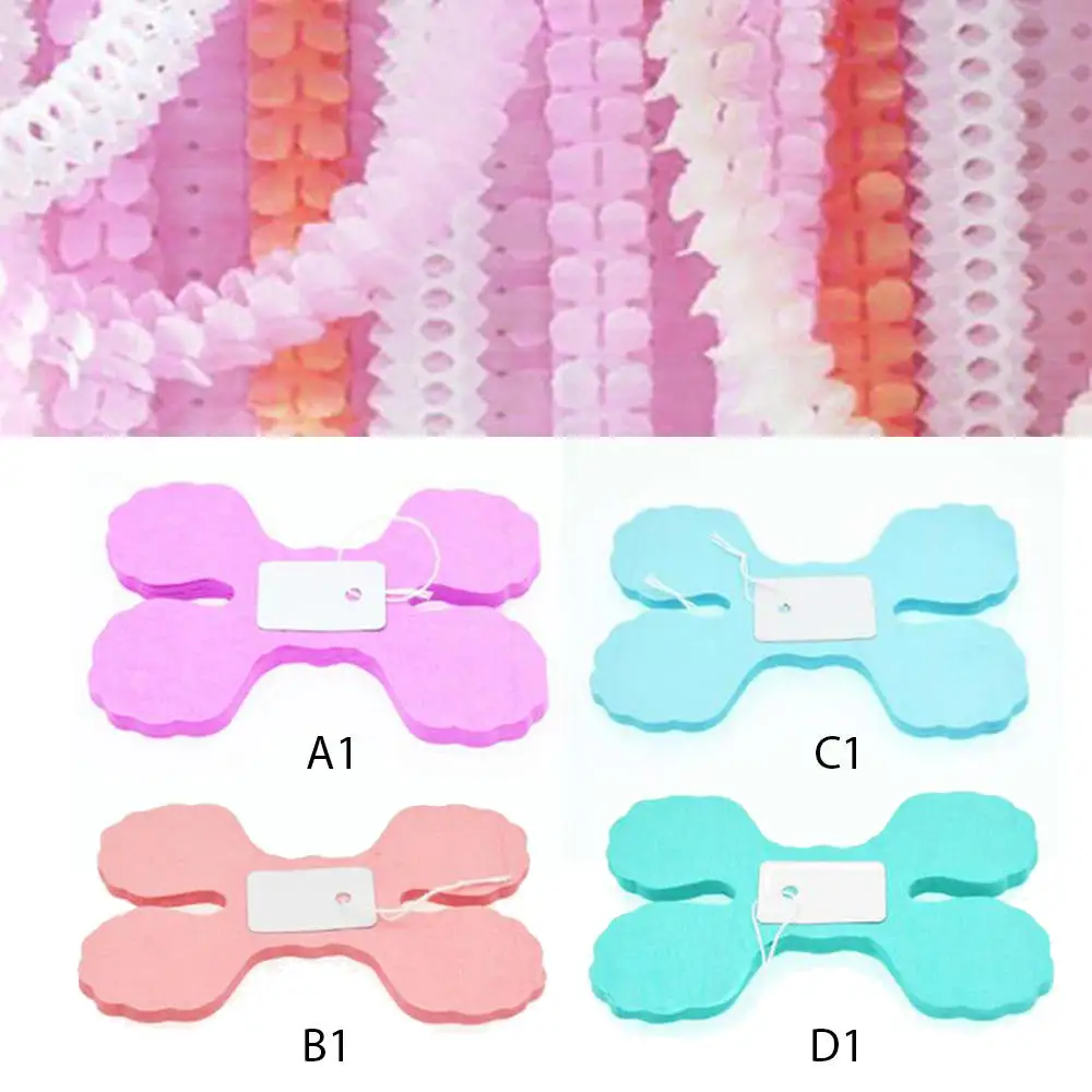 Four-Leaf Clover Paper Flower Creative Birthday Party Wedding Accessories Decoration Arrangement Pull Flower Props