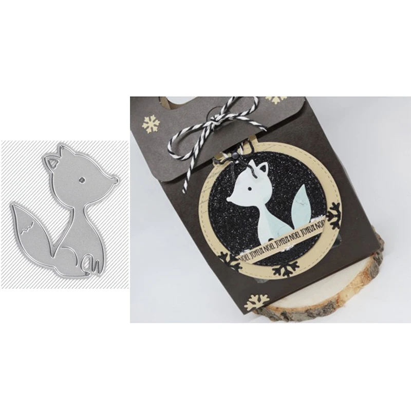 

My Little Fox Bear Fawn Metal Cutting Dies Stencils for DIY Scrapbooking Album Stamp Card Embossing New 2019 Die Cut
