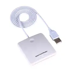 Usb контактный чип смарт-карты Ic карты ридер с sim-слотом для Windows Me/для 2000/Xp/или для Mac Os 8,6, 9.X