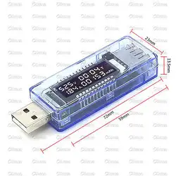 USB зарядное устройство Доктор емкость время Ток Напряжение детектор метр батарея тестер