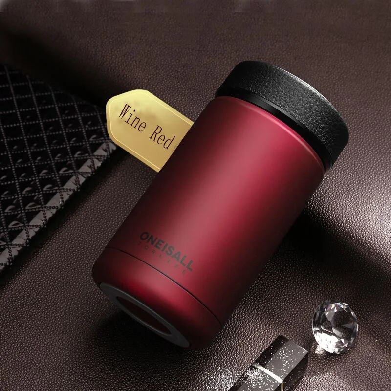 Cheap Thermos Bottle Coffee Mug Thermos Vacuum Mug Stainless Steel Coffee Cup Portable Selfdriving Water Thermos Vacuum Flask 400ML
