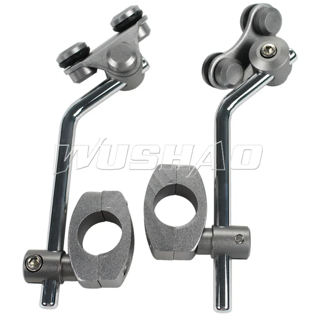 Universal Motorcycle Windscreen Bracket 7/8" 22mm Standard Handlebar