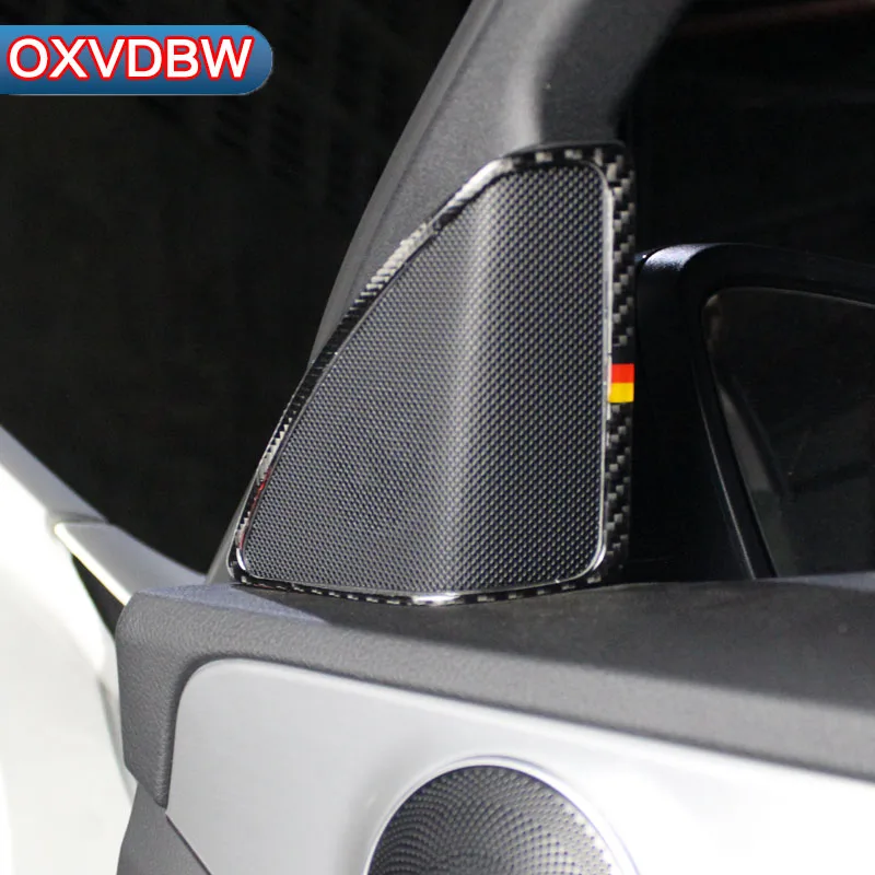 

Car Styling Carbon Fiber A column trumpet frame Sticker For Mercedes Benz C Class W205 C180 C200 C300 GLC Accessories