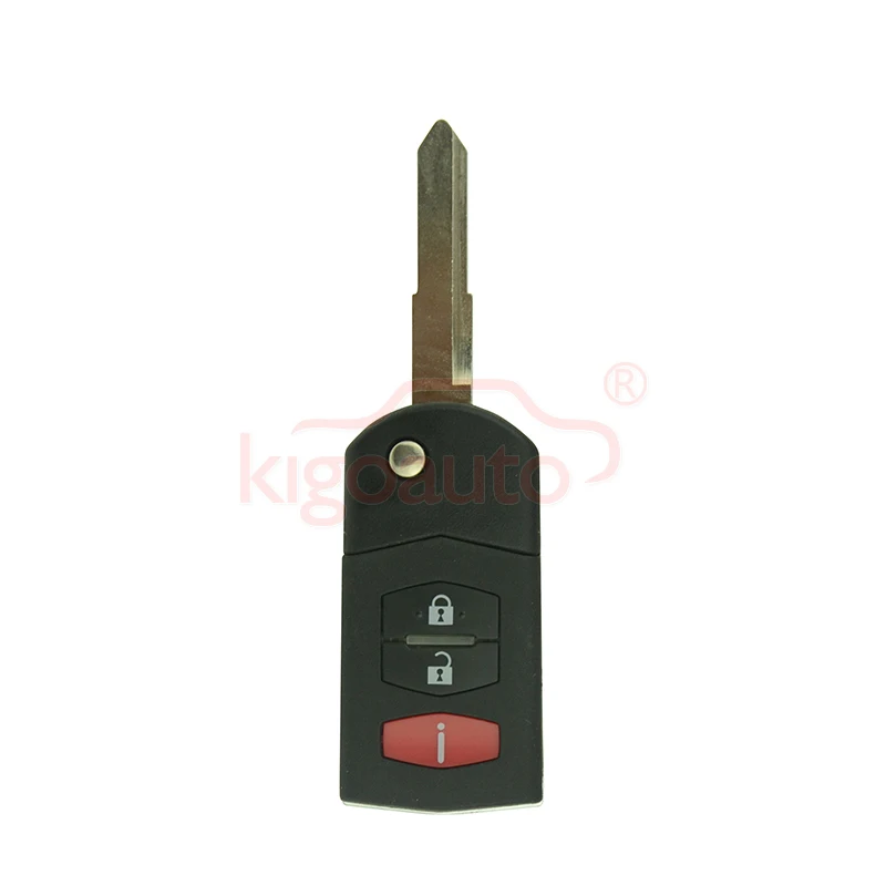 Ключ с откидной крышкой 2 кнопки паникой 315 МГц BGBX1T478SKE12501 для Mazda 3 5 6 Автомобильный