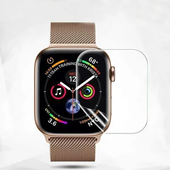

3D Full Edge Cover Anti-Shock TPU (Not Glass) Clear Protective Film For iwatch Apple Watch Series 4 5 40mm 44mm Screen Protector