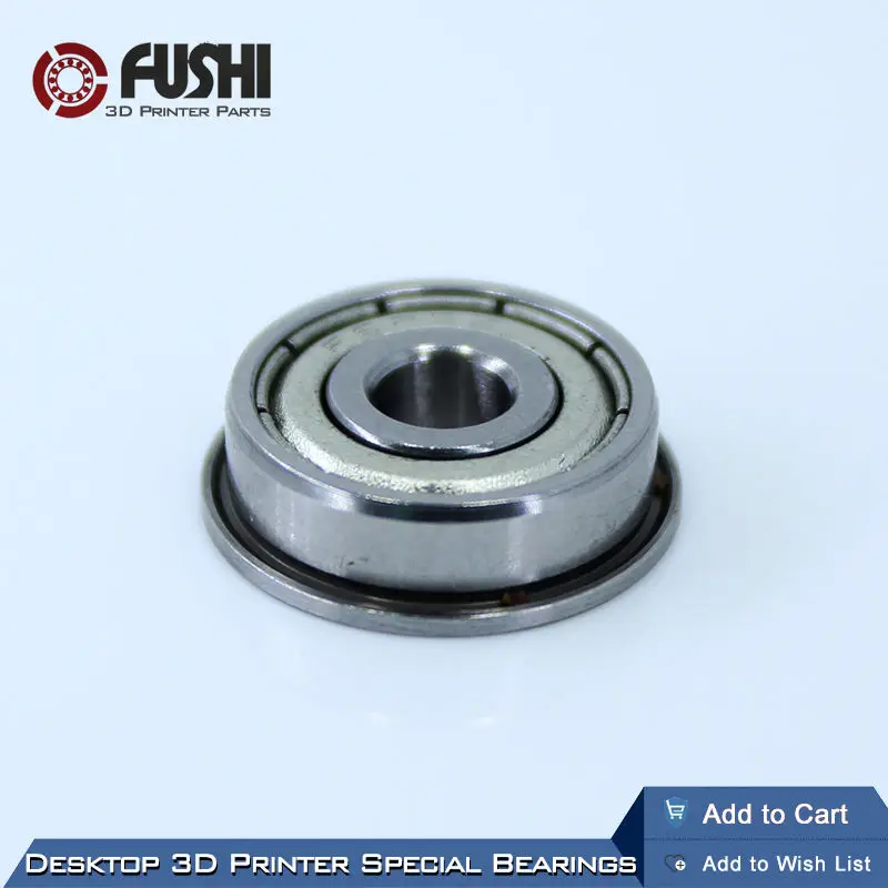 Desktop 3D Printer Flange Bushing Ball Bearing F624ZZ 10PCS for Kossel/ Prusa i3