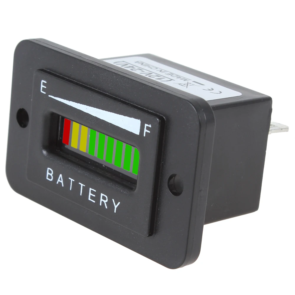 Новый светодиодный индикатор заряда 12/24 В 36 48 три цвета 10 бар|battery for macbook pro 17|battery