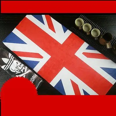 Beach towel fitness basketball football sports towel national flag ,Britain,Germany, France, Italy national flag towels