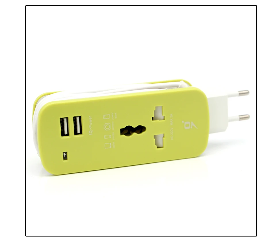 Colorful All in One Universal International Plug Adapter 2 USB Port World Travel Power Charger Adapter Extension Socket (10)