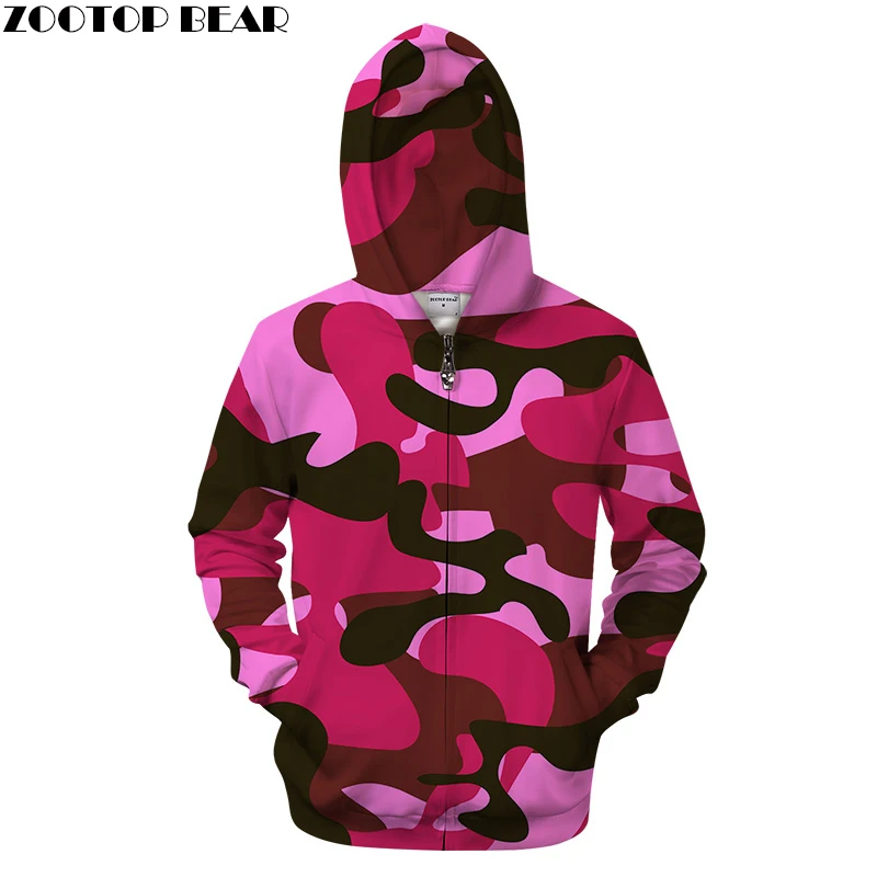 pink zip hoodie men's
