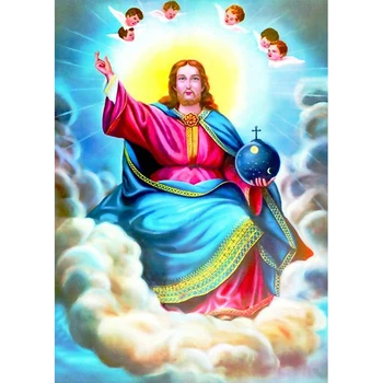 

5d Diy diamond paint diamond cross stitch cross stitch portrait Square / Round diamond restaurant room Sun