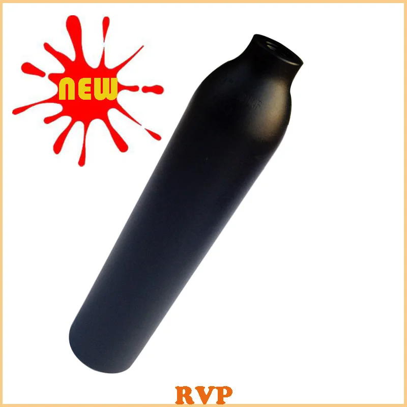 Новый PCP 0.45l цилиндр 28ci hpa бак 4500psi Air Майки 300bar бутылки черный 5/8-18unf Нитки