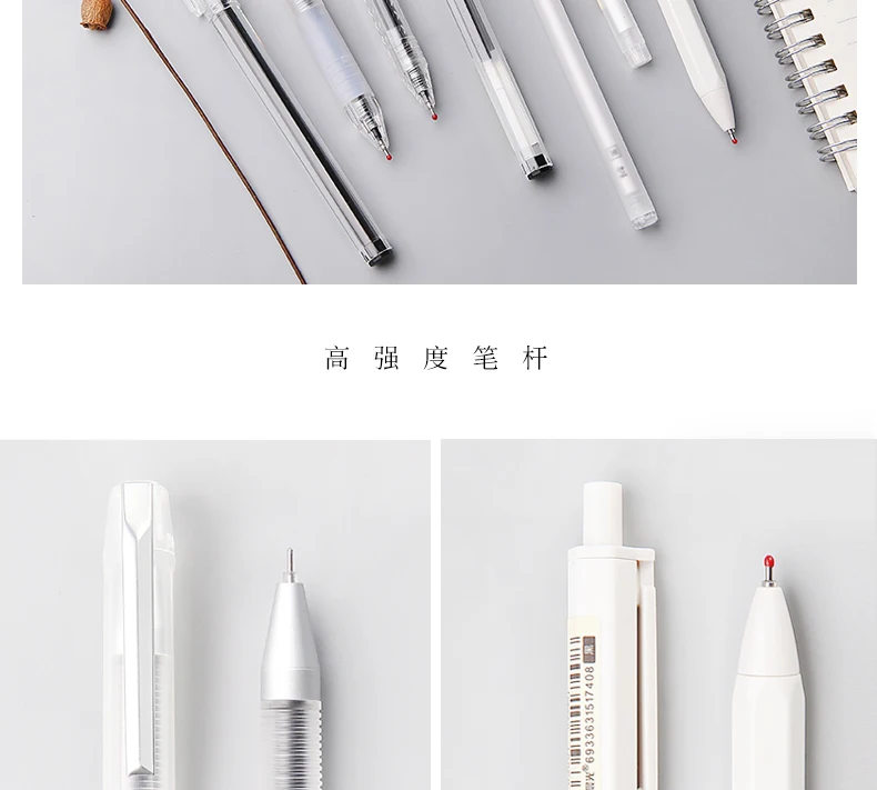 10/20 шт M& G MUJI стильная гелевая ручка с ароматом серии 0,5/0,35 мм гелевая ручка простая матовая черная ручка для пресса коробка для ручек