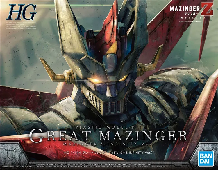 Bandai HG 1/144 большой MAZINGER Z NFINITY VER Gundam мобильный костюм сборки модель Наборы фигурки