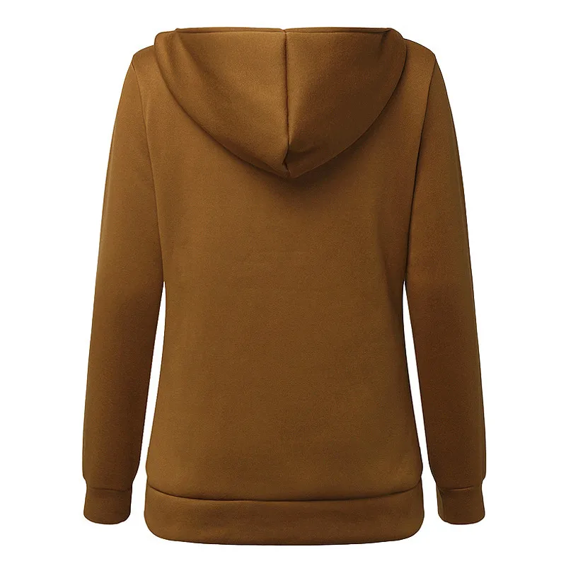 ZANZEA 4XL, зимние пальто, осень, женские длинные толстовки, свитшоты, Повседневная плотная флисовая верхняя одежда на молнии, куртка с капюшоном, плюс размер