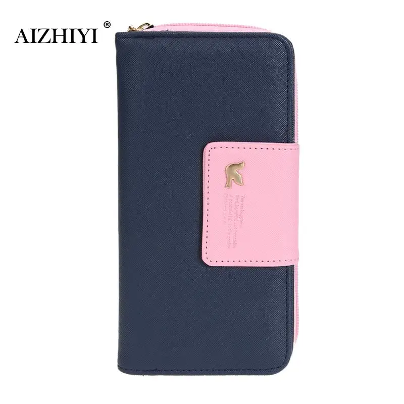 

Fashion Women Long Wallets Wallet Luxury Female Carteira Feminina Ladies PU Leather Zipper Purse Card Holders Clutch Coin Bag