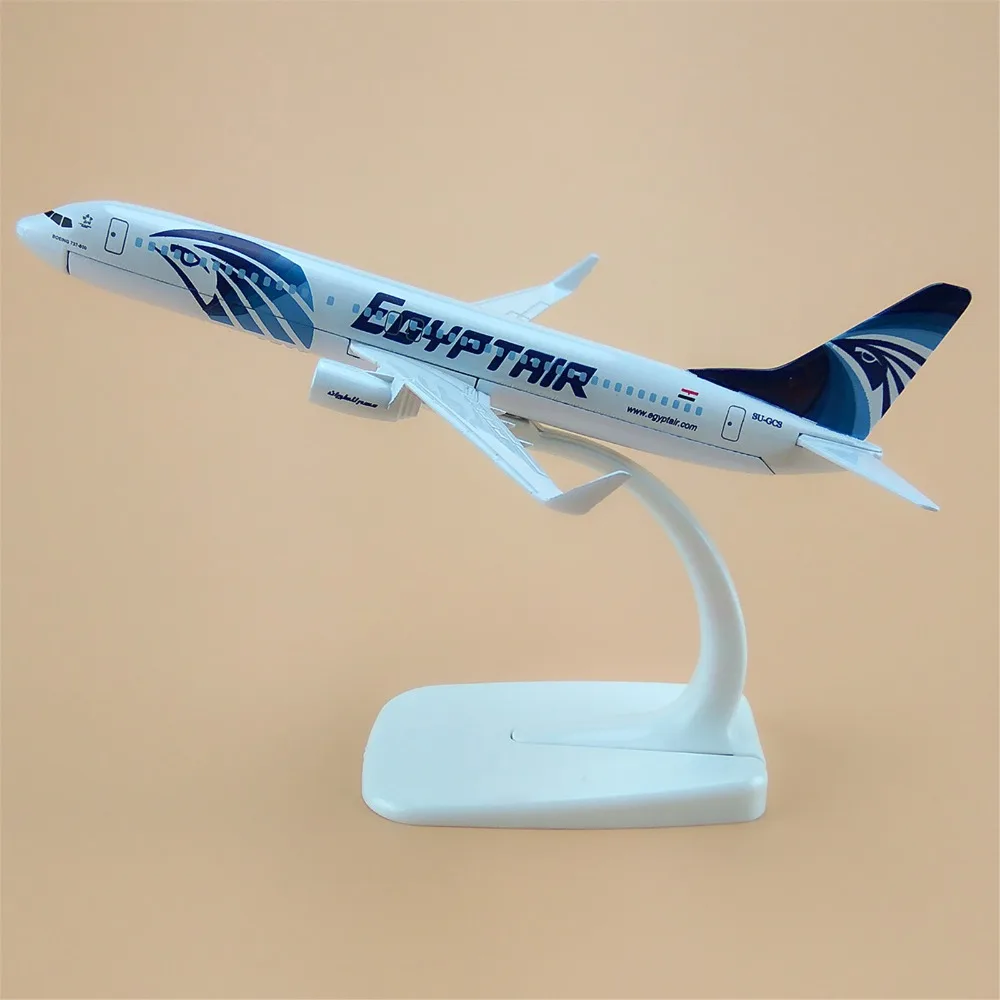 16cm Metal Plane Model EGYPT Air EGYPTAir Airlines B737 300 Boeing 737