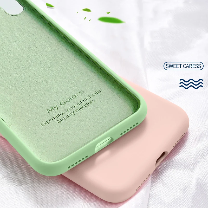 

Protector Case For Redmi Note 7 Original Liquid Silicone Slim Soft Cover Cases For Redmi 7A Coque Xaomi Xiomi Red Mi Note7 Pro