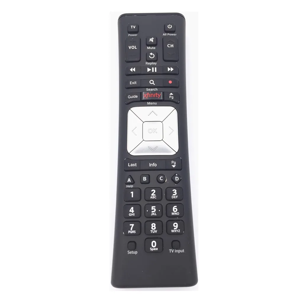 XR5v4 U Remote Control RF with Backlight Keypad For Comcast Xfinity in
