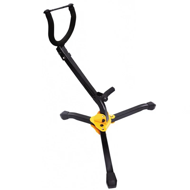 

Alto/Tenor Sax Stand, Foldable(12inch) Adjustable, Triple-cornered Base Design