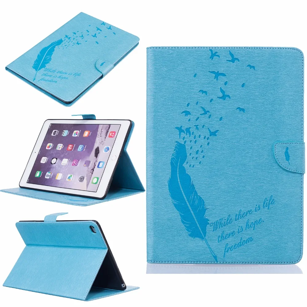 For Apple iPad Air 2 Case Book Style PU Leather Protective Tablet Case