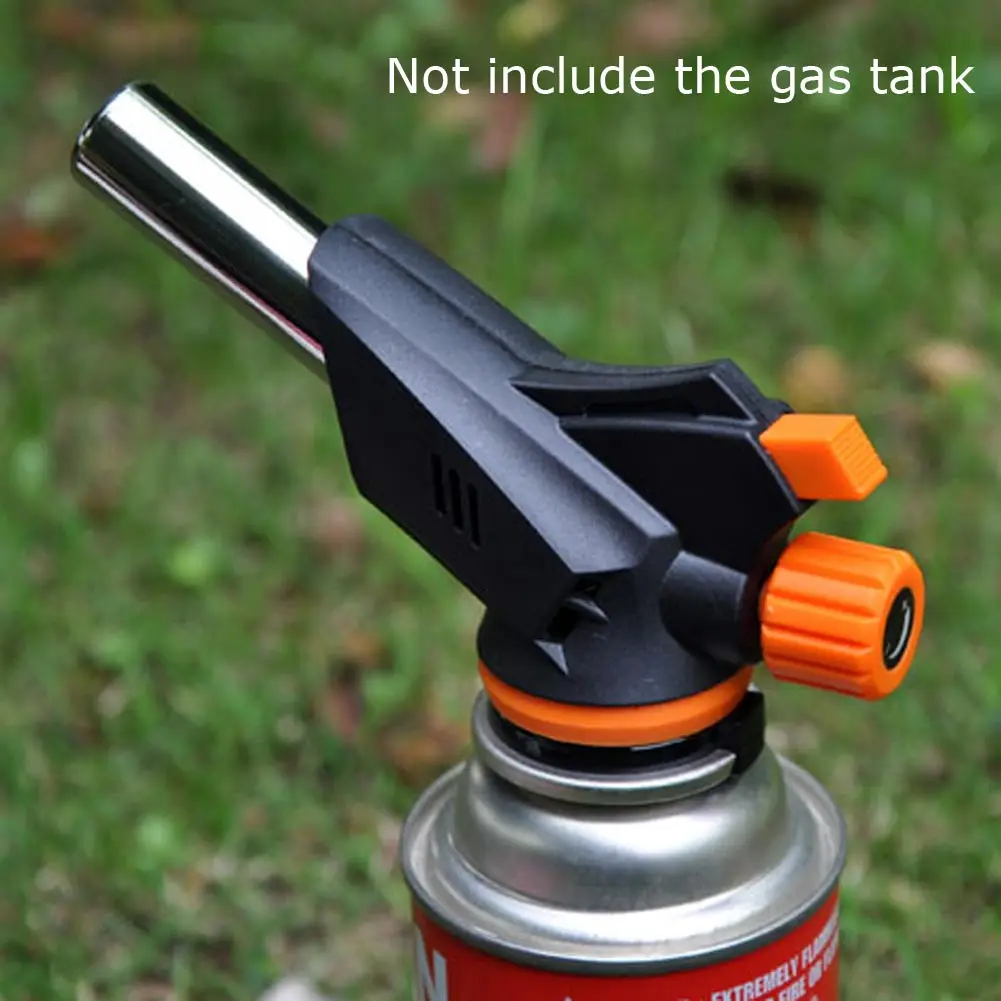 Portable Spray Gas Torch Gun Burner Auto Ignition Camping Electric