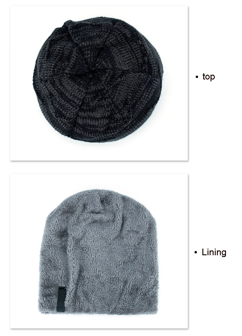 Модные вязаные черные шапки Мужская зимняя шапка облегающая шапка бини Мягкие вязаные шапки хлопок супер теплая Осенняя шляпа