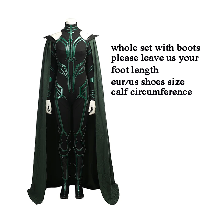 MANLUYUNXIAO Movie Thor 3 Costume Hela cosplay Costume Thor Ragnarok cosplay Costume женские костюмы на Хэллоуин для взрослых - Цвет: whole set