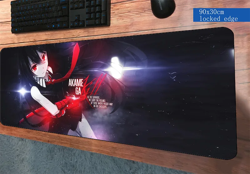 akame ga kill pad mouse gadget computer gamer mouse pad 900x300x3mm