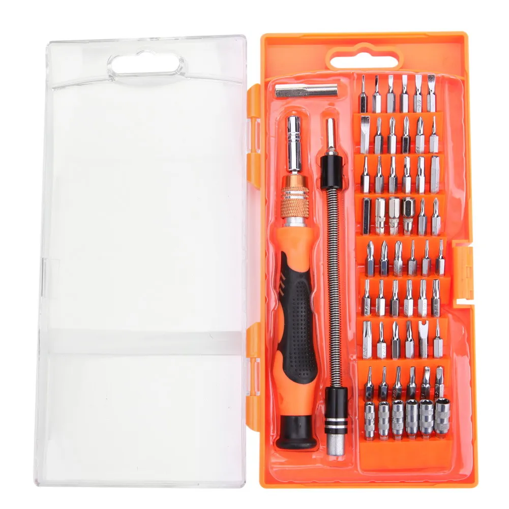 

Jakemy 54 in1 hand tools for screwdriver set kit electric toolbox screwdriver multitool kit for iphone macbook Tool