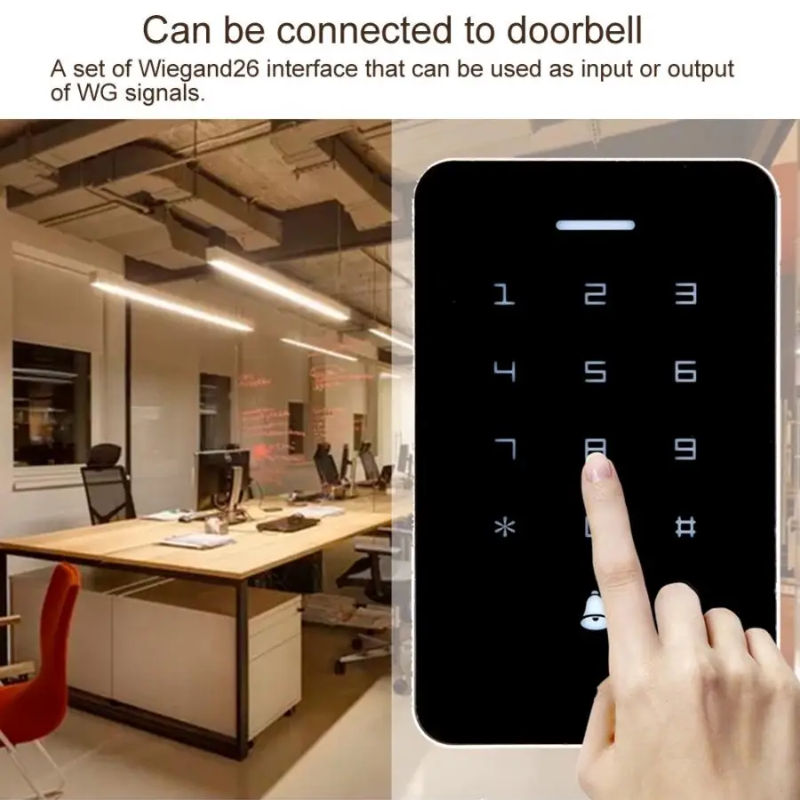 Пароль RFID считыватель карт дверь контроль доступа Бесконтактное управление Лер клавиатура системы 2019