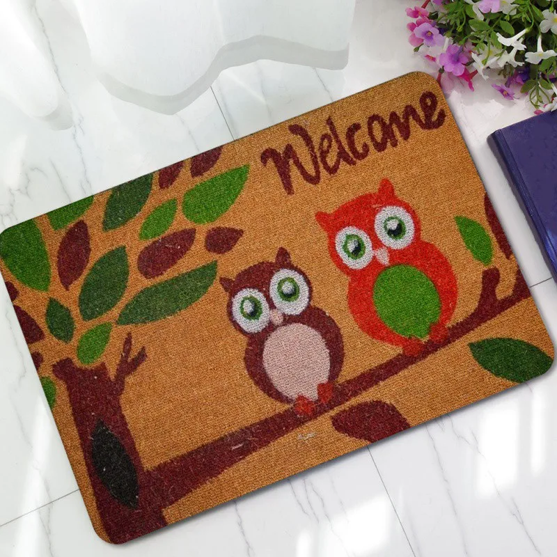 

Modern Rubber Floor Home Front Door Entry Welcome Mat Carpet Outdoor Funny Doormat For Entrance Door Anti Slip Bedroom Rug