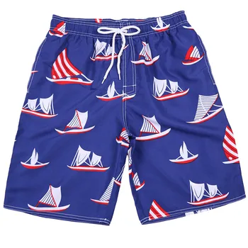 

Watershort Men Shorts Swim Trunks Quick Dry Beach short polyester Straight Drawstring Surfing Swimming shorts for men c0430