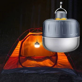 

Led Lanterna Outdoor Camping Light Flashlight AC Rechargeable Hanging Portable Tent Light Waterproof Headlight Torch Lantern