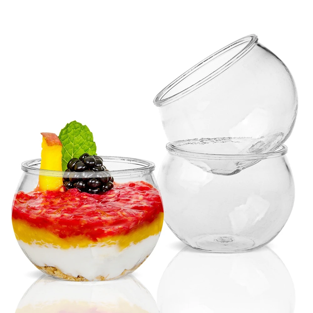 

Promotion - Party Wedding Festival Suppliers, 56*42mm/70ml Disposable Plastic Tableware Dessert Bowl, 10/Pack