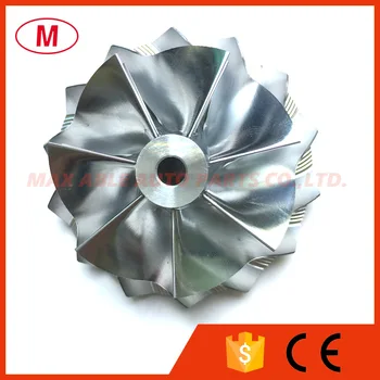 

TD04 46.25/57.81mm 7+7 blades Forward Turbocharger Turbo Billet Compressor wheel/Aluminum 2618/Turbo Milling compressor wheel