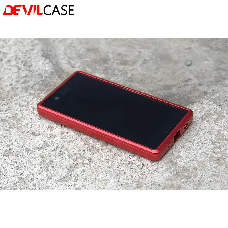 DEVILCASE для SONY XPERIA XZ1 Compact 4 6 дюйма чехол бампер из алюминиевого сплава или OCA